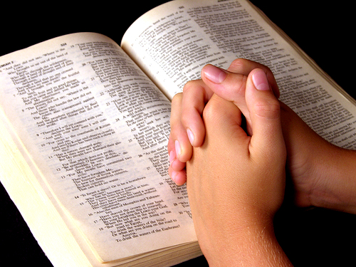 Prayer with Bible